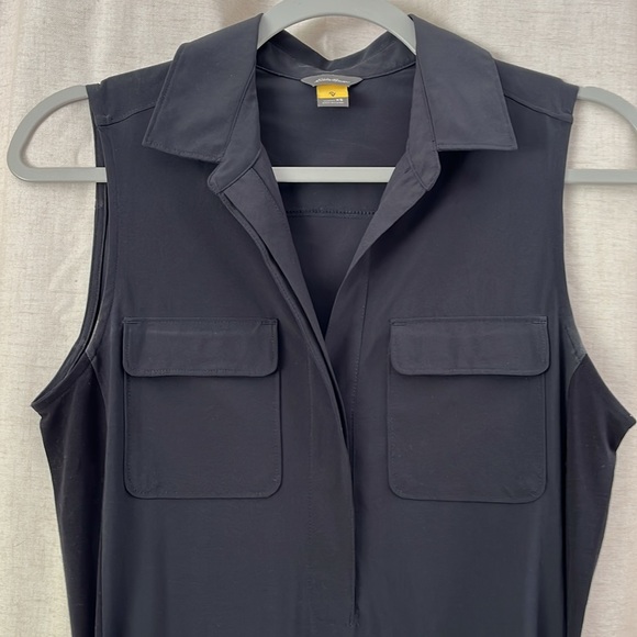 Black Sleeveless quick dry Dress - Picture 2 of 5